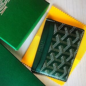 Goyard Emerald Green Card Holder